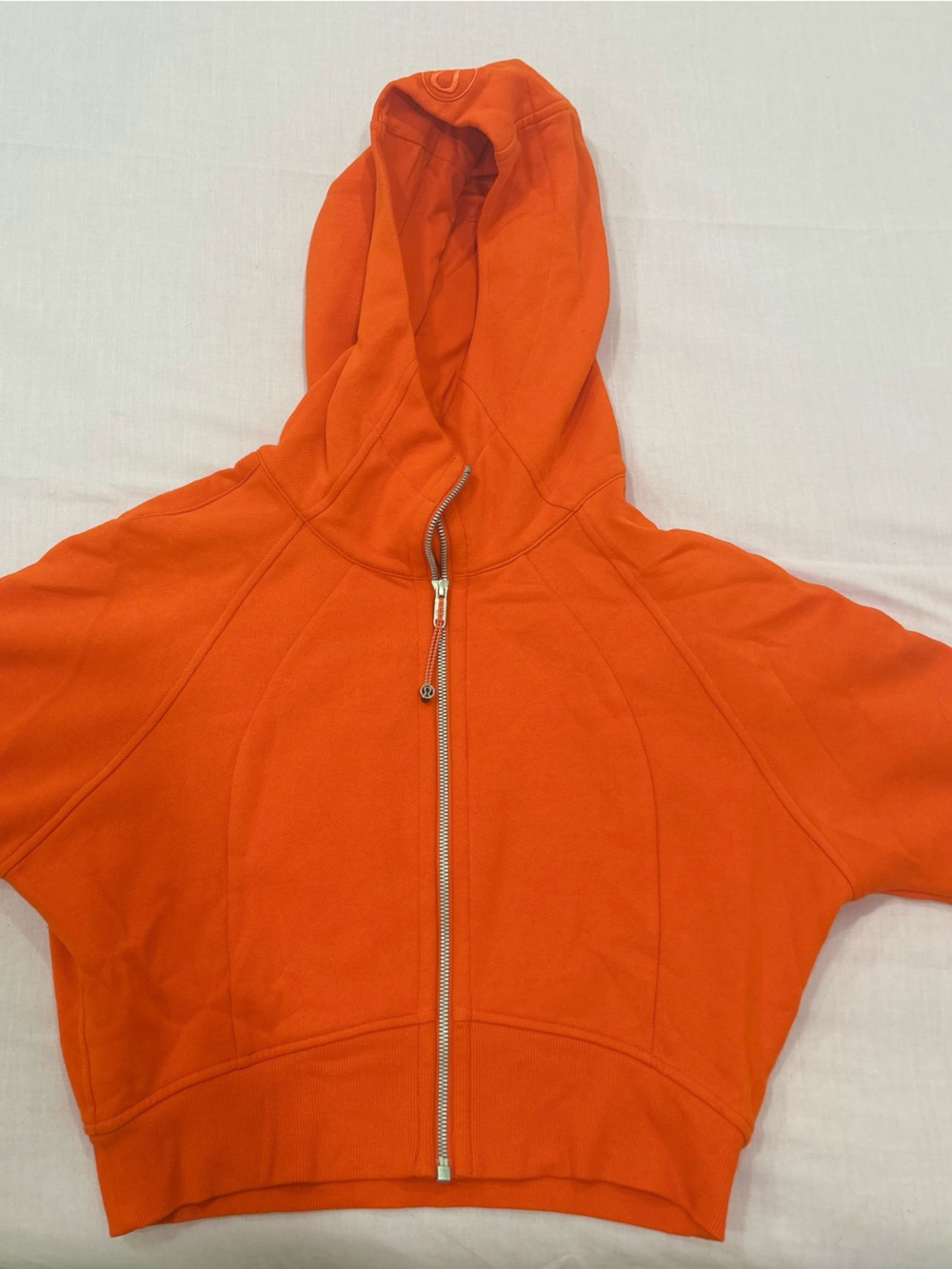 lululemon athletica Orange Zip-Up Hoodie - Picture 1 of 3